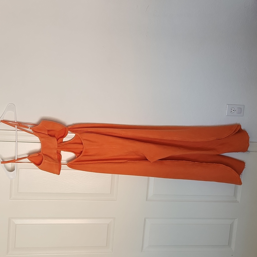 Free People Movement Orange Run It One-Piece - Picture 6 of 7